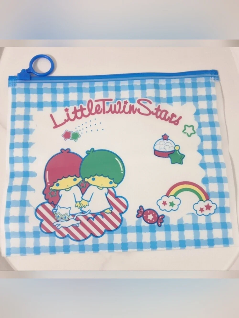 NEW Little Twin Stars Sanrio Kawaii Plastic Stationery Pouch